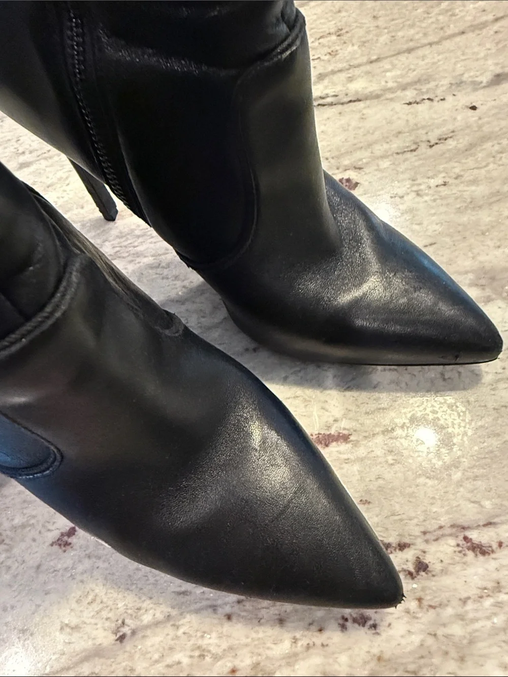Michael Kors Women's Black Pointed-Toe Stiletto Ankle Boots